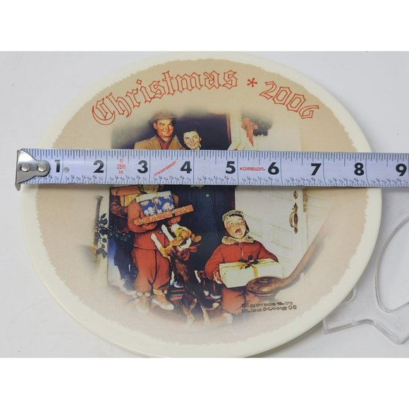 Knowles Norman Rockwell Collector Plate "Merry Christmas Grandma" Christmas 2006 - Picture 8 of 8